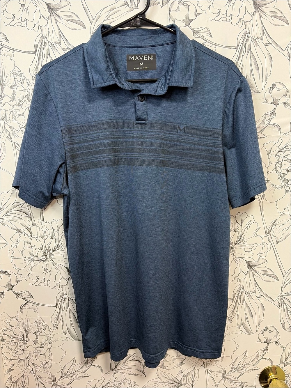 MAVEN Men’s Indigo Performance Polo